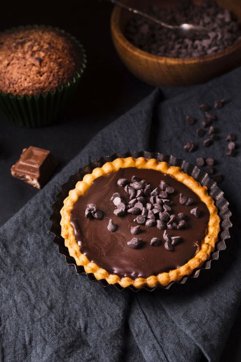 Recette Tarte au chocolat et aux noix par Atelier Mundi, tout en chocolat
